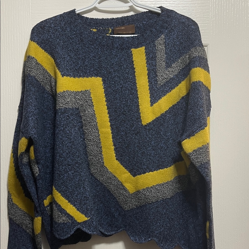 Kerisma Blue and Yellow Sweater